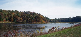 lake view alonside the trail